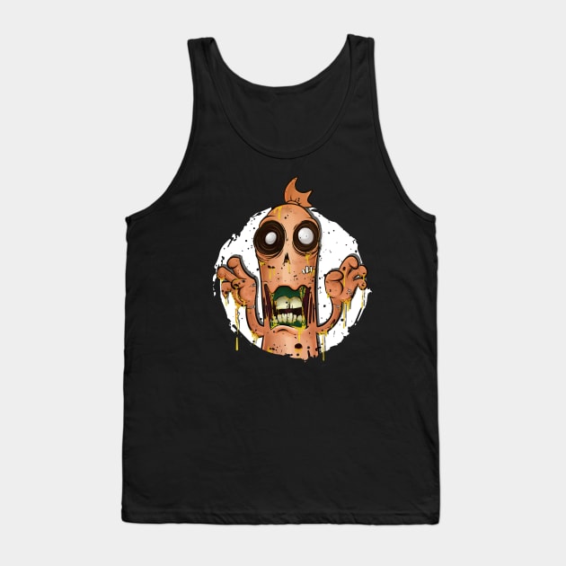 Halloween: Zombie Sausage Tank Top by nektarinchen